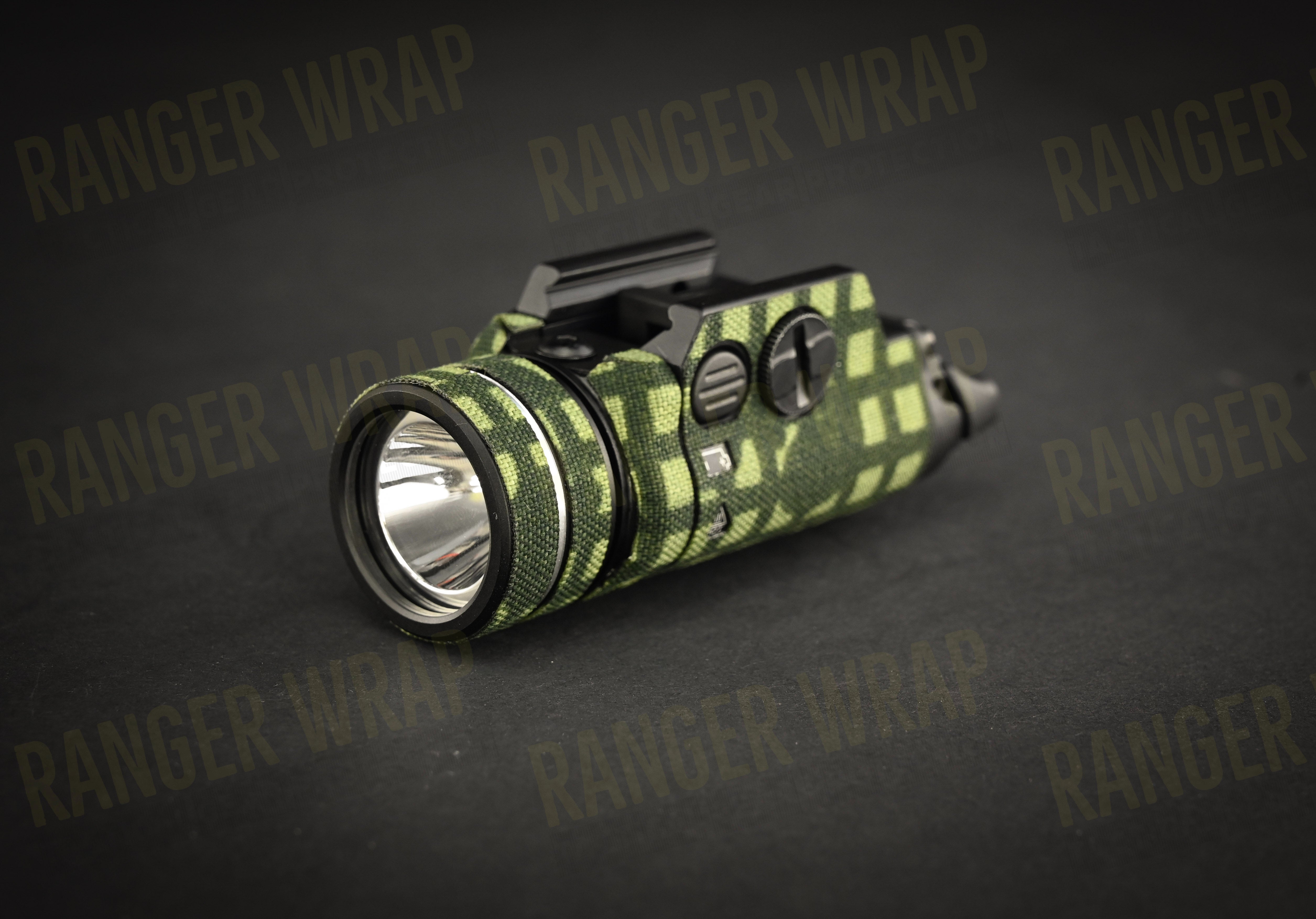 Cordura wrap kit for a Streamlight weapon light